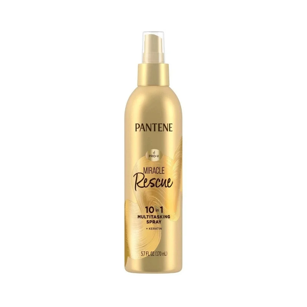 ✅Pantene Miracle Rescue 10 in 1 Multitasking Leave in Spray Conditioner, 5.7 Oz